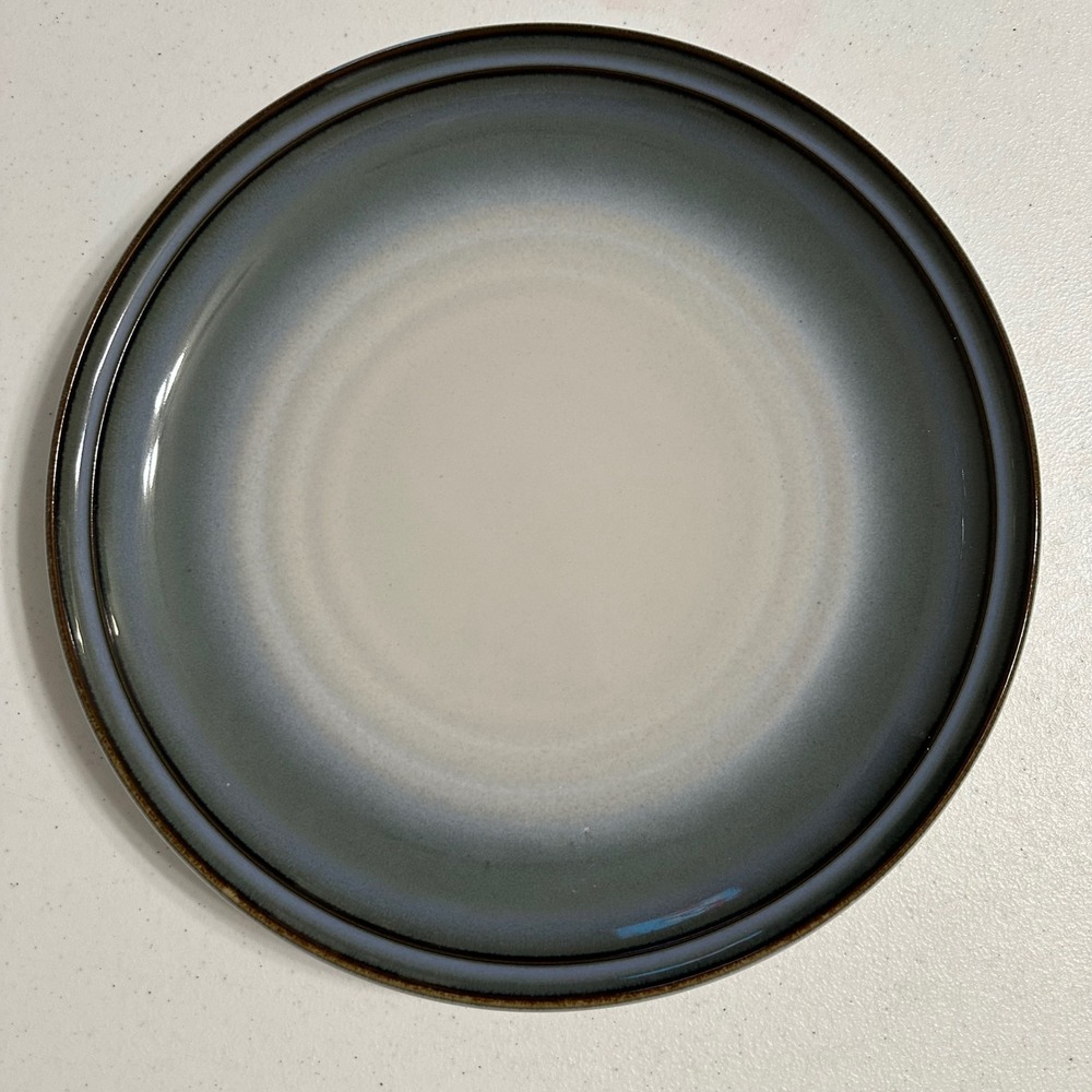 Noritake Sorcerer 8620 Stoneware 12" Chop Plate Round Platter Serving Blue Ombre